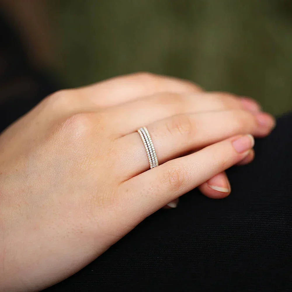 Micro Pave Zircon Ring