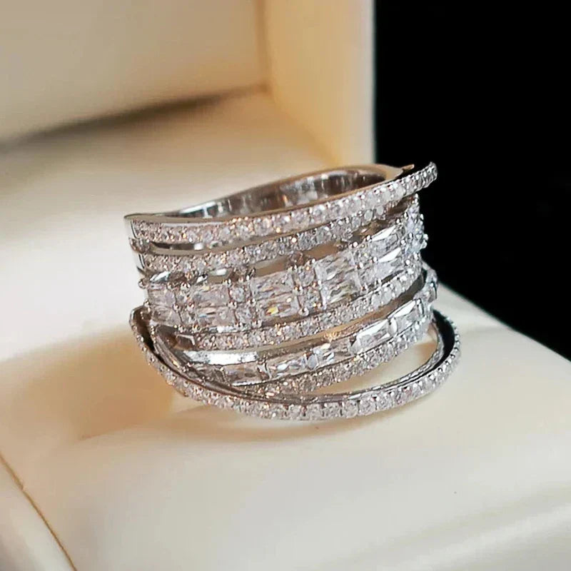 Nova Band Multilayered Zirconia Rings