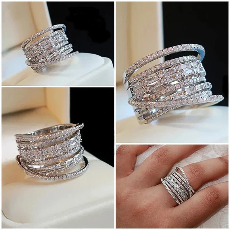 Nova Band Multilayered Zirconia Rings
