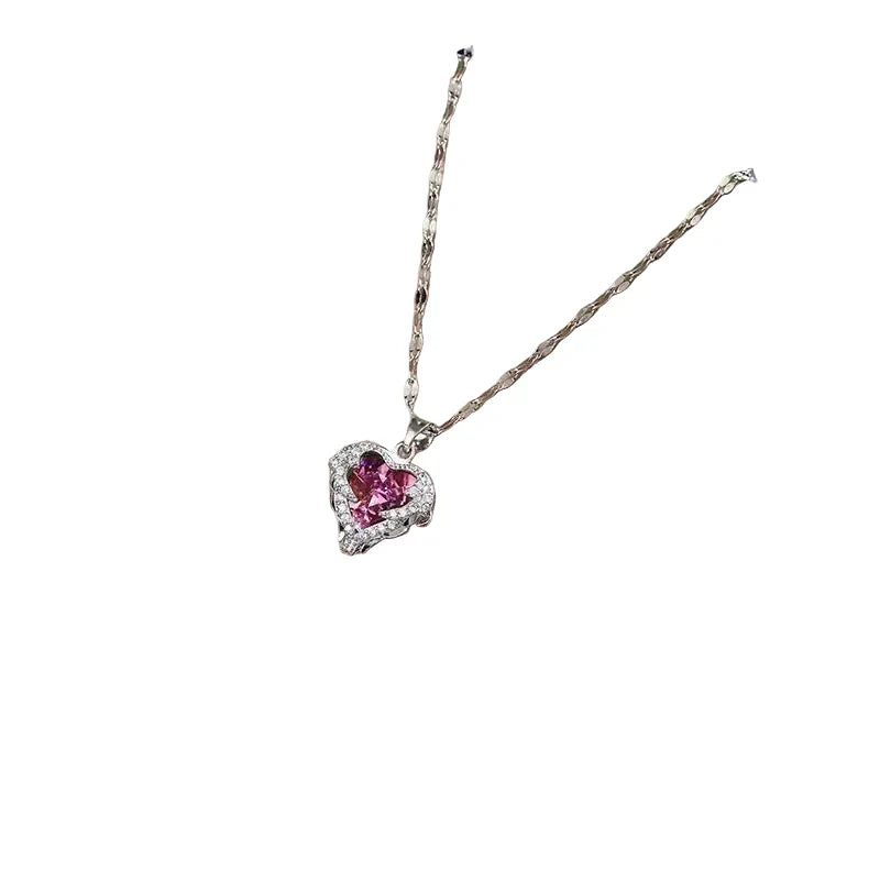 Ocean Heart Pendant Necklace