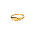 Oval Stainless Steel Ring