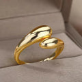 Water Drop Open Ring