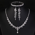 Aurélia Leaf Crystal Bridal Jewelry Set