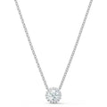 Celeste Halo Crystal Pendant Necklace